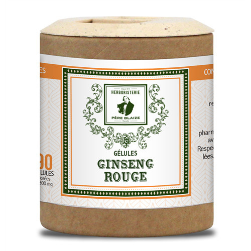 Gélules Ginseng rouge - 90 gélules - PÈRE BLAIZE