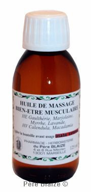 Huile de massage bien-être musculaire - 125 ml - PÈRE BLAIZE