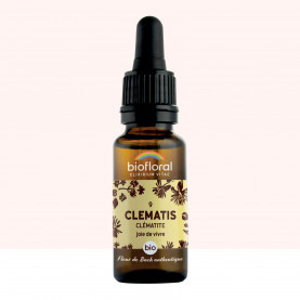 FDB 09 Clematis, Clematite - Compte Gouttes BIO Demeter - 20 ml - BIOFLORAL