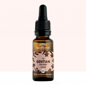 FDB 12 Gentian, Gentiane - Compte Gouttes BIO Demeter - 20 ml - BIOFLORAL