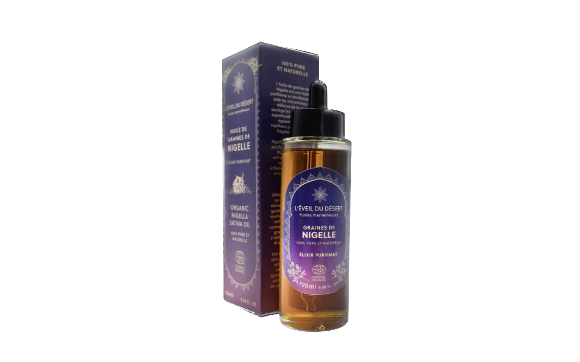 Élixir Purifiant - Huile de Graines de Nigelle - 100 ml - L'ÉVEIL DU DÉSERT