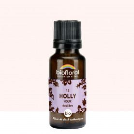 FDB 15 Holly, Houx - Granules BIO - 19,5 g - BIOFLORAL 