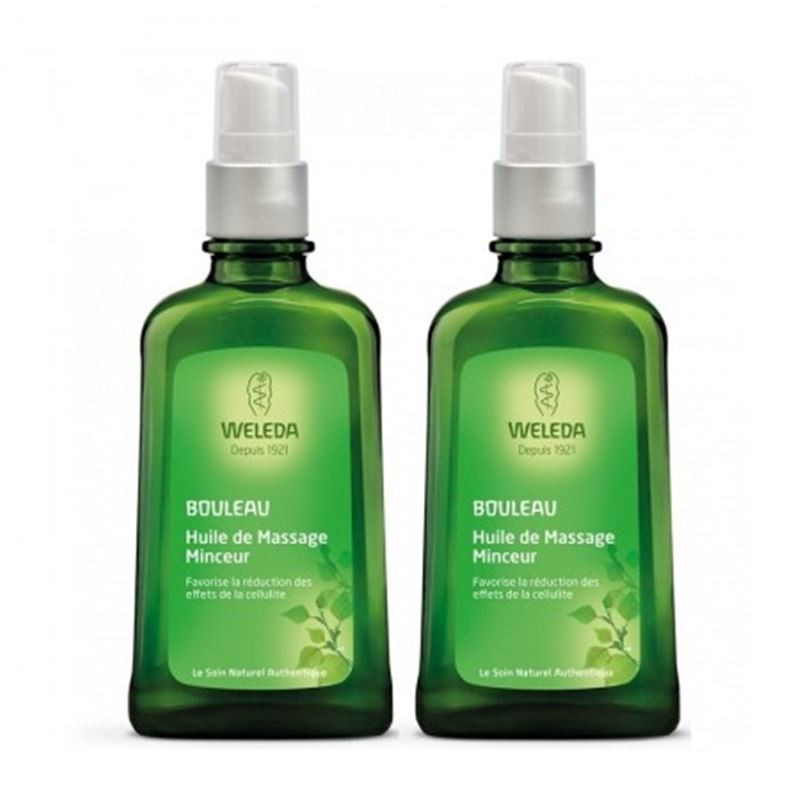 Huile de Massage Minceur - Bouleau - Duo - 2 x 100 ml - WELEDA