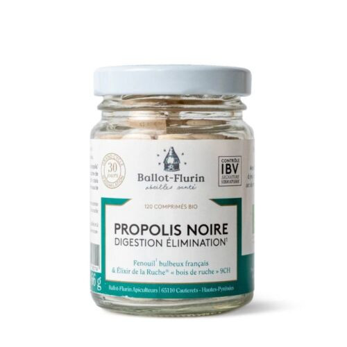 Propolis noire Digestion Elimination - 120 comprimés BIO - BALLOT-FLURIN