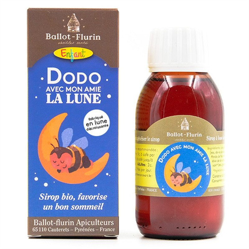 Sirop BIO «Dodo avec mon amie la lune» - 125 ml - BALLOT-FLURIN