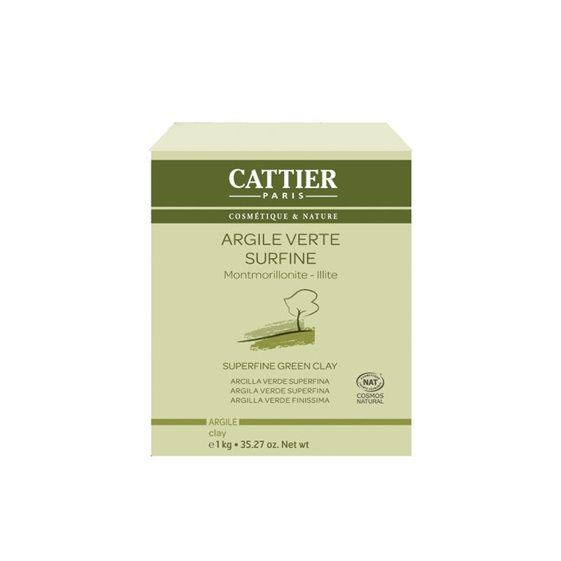 Argile verte surfine - 1 kg - CATTIER