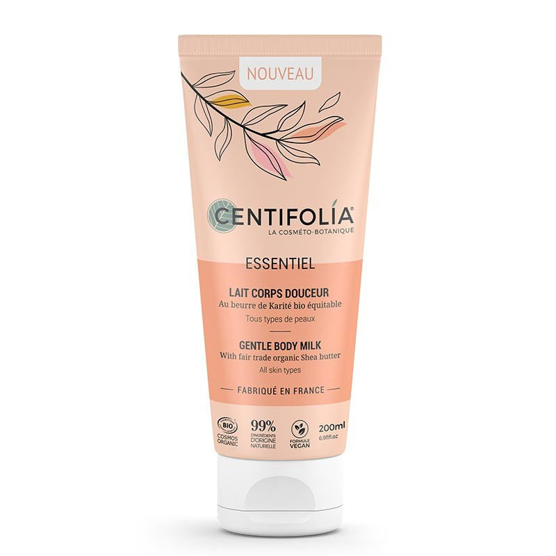 Lait corps douceur Essentiel - Tube 200 ml - CENTIFOLIA