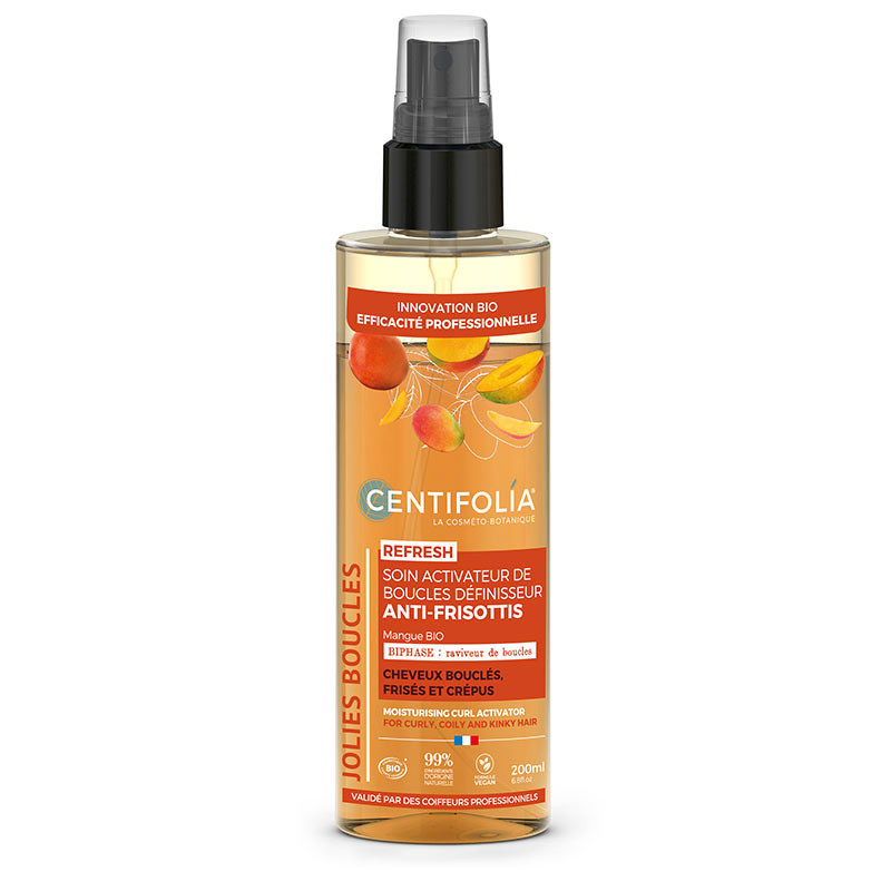 Soin activateur de boucles anti-frisottis - Flacon spray 200 ml - CENTIFOLIA