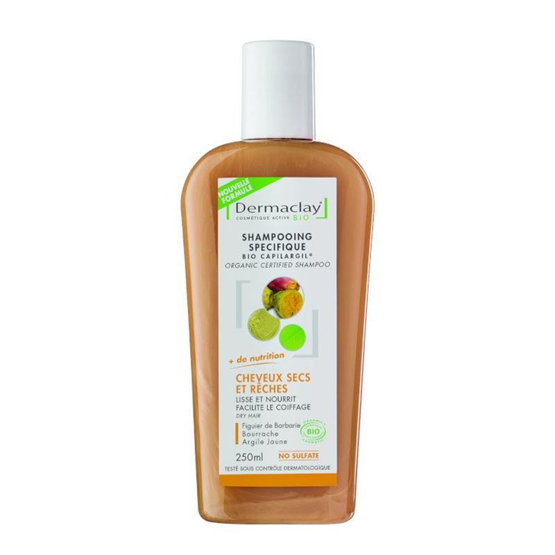 Shampooing BIO cheveux secs et rèches - 250 ml - DERMACLAY