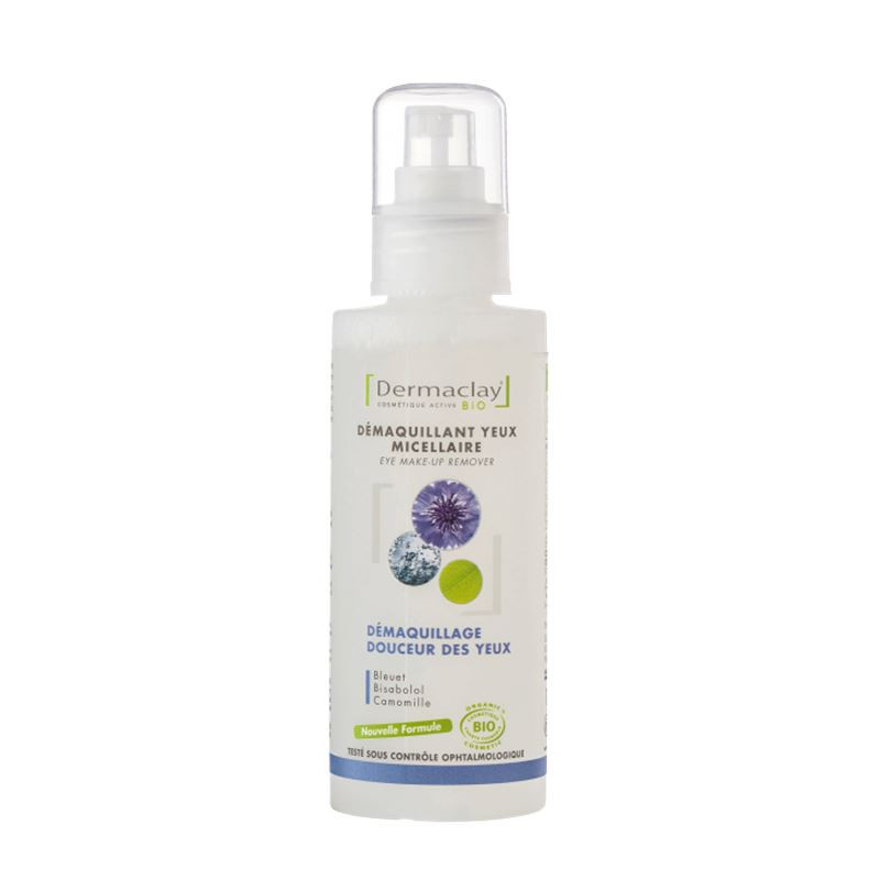 Eau démaquillante yeux, bleuet - 150 ml - DERMACLAY