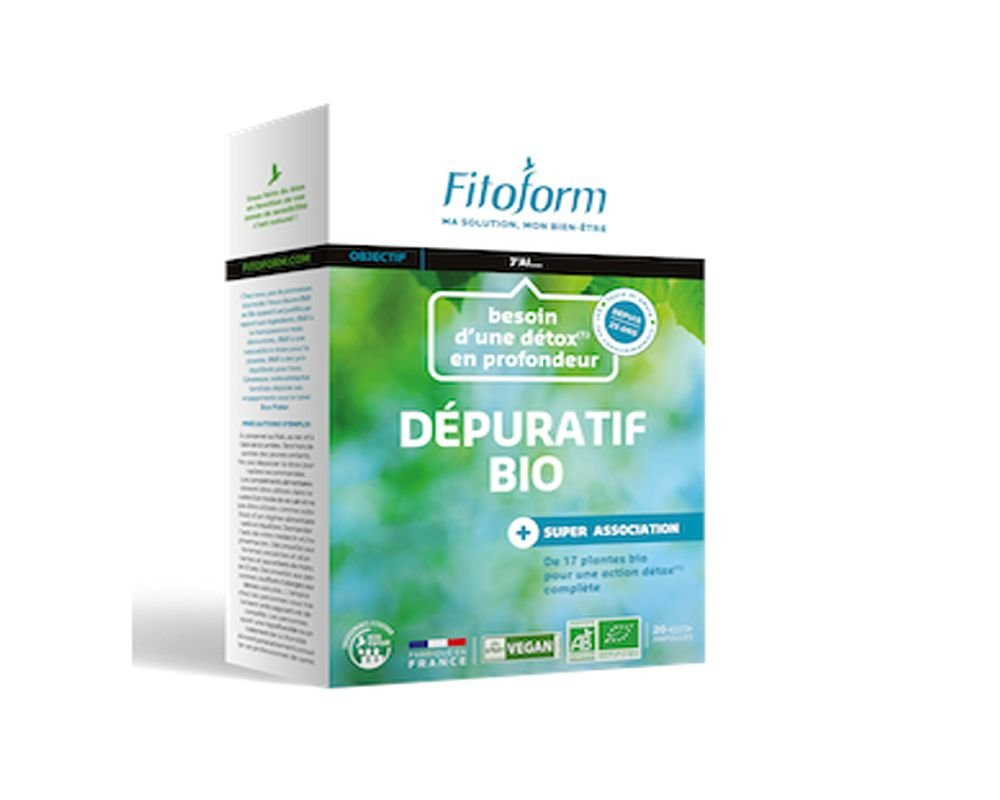 Dépuratif BIO - 20 ampoules x 10 ml - FITOFORM