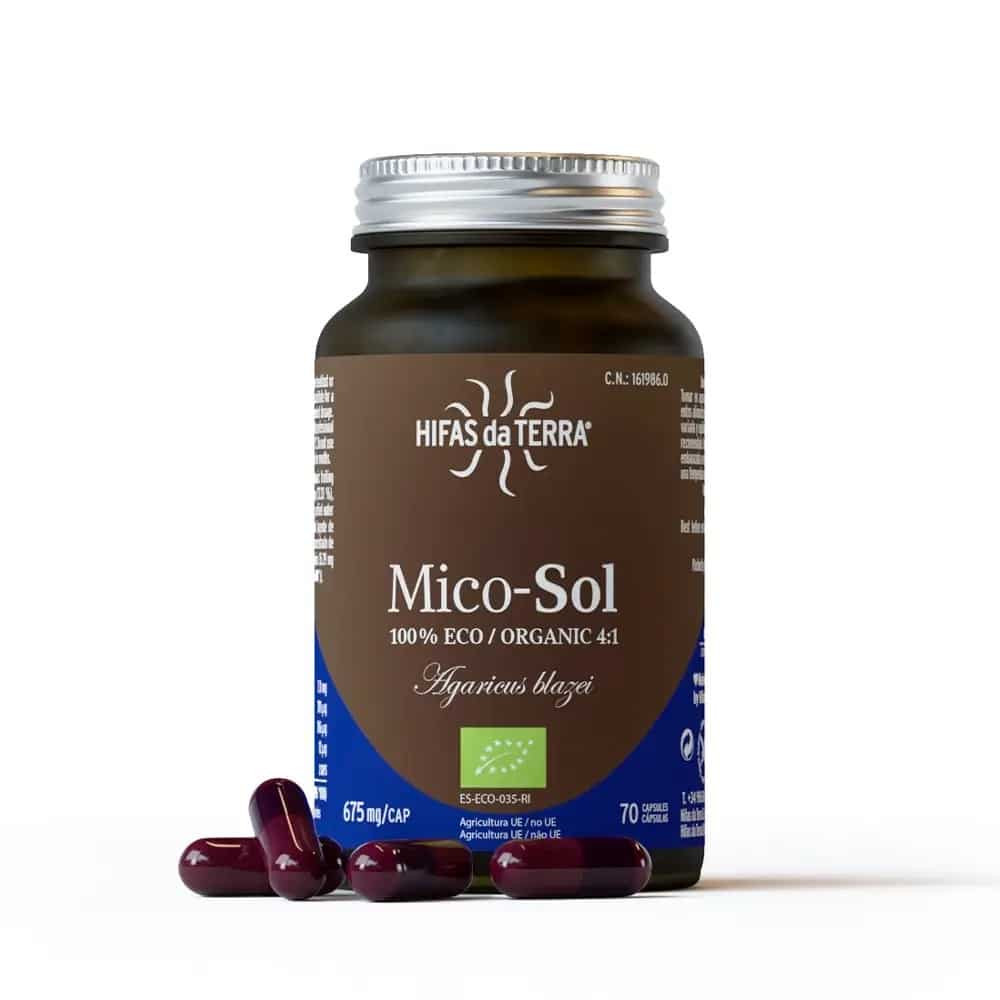Mico-sol - Agaricus Blazei murill - 70 gélules - HIFAS DA TERRA