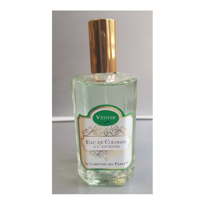 Eau de Cologne Vétiver - Vaporisateur - 125 ml - LE COMPTOIR DES PARFUMS
