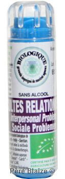 Difficultés relationnelles - Fleur de Bach BIO granules - 130 granules - COMPLEXE BACH - KOSMEO FLEURS DE BACH