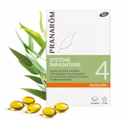 Oleocaps - N°4 Systeme immunitaire BIO - 30 capsules - PRANAROM