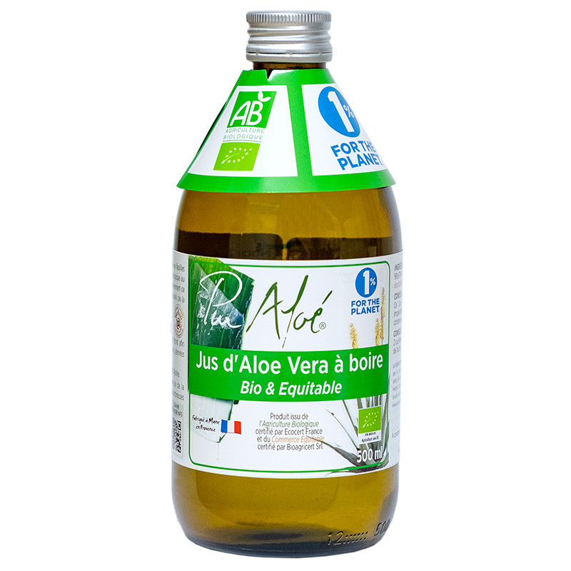 Jus d'Aloé véra BIO - 500 ml - PUR ALOE
