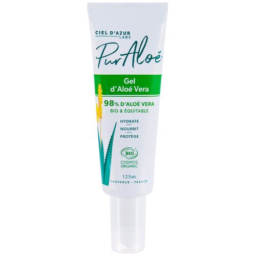 Gel externe BIO à l'Aloé véra natif - Tube - 125 ml - PUR ALOE