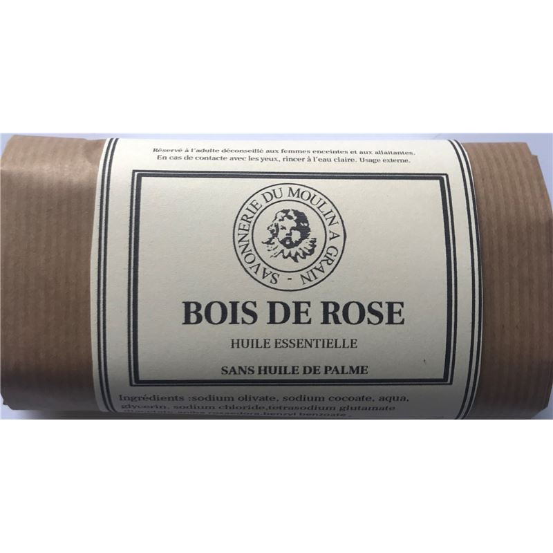 Savon Bois de Rose - 100 g - SAVONNERIE DU MOULIN À GRAIN
