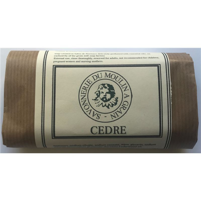 Savon Cèdre - 100 g - SAVONNERIE DU MOULIN À GRAIN