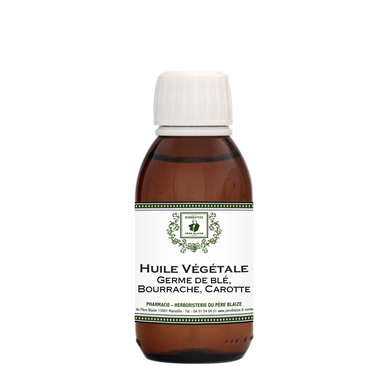 Complexe Huiles végétales - Germe de blé, Bourrache, Carotte - 125 ml - PÈRE BLAIZE