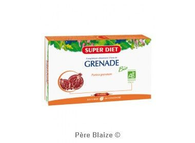 Grenade BIO - 20 ampoules x 15 ml - SUPERDIET