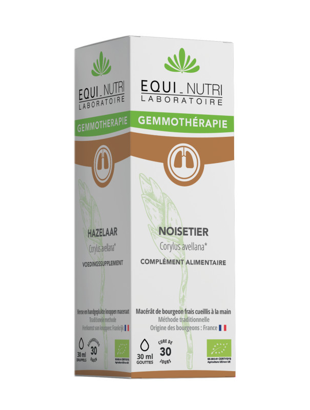 Bourgeons BIO - Noisetier - 30 ml - EQUI-NUTRI