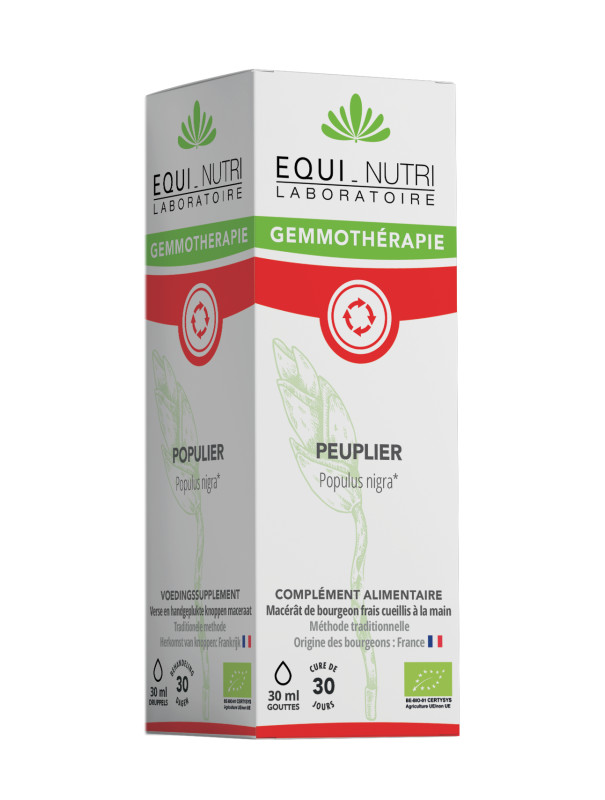 Bourgeons BIO - Peuplier - 30 ml - EQUI-NUTRI