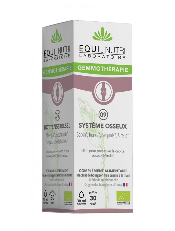 Bourgeons BIO - N°09 système osseux - 30 ml - EQUI-NUTRI