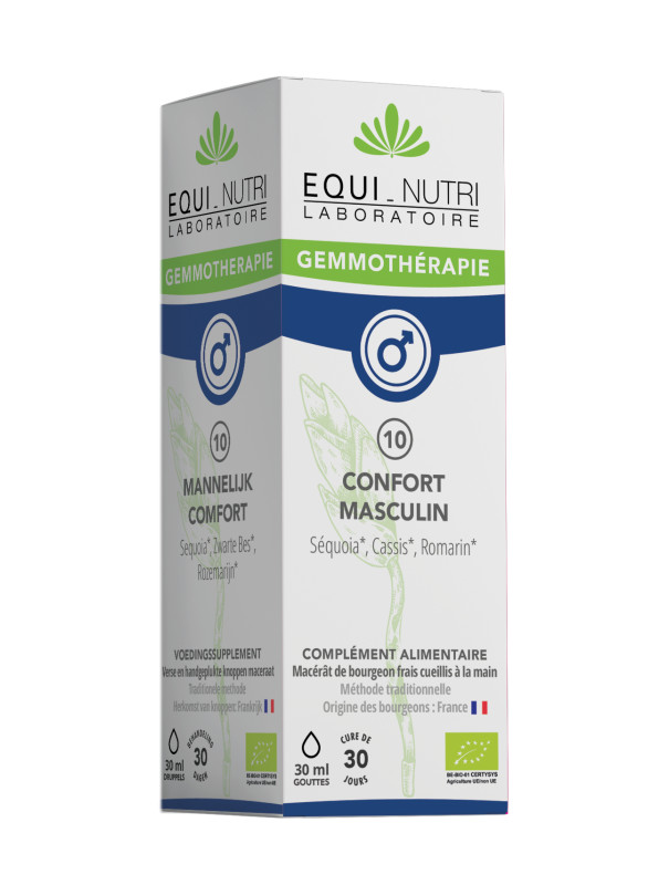Bourgeons BIO - N°10 confort masculin - 30 ml - EQUI-NUTRI
