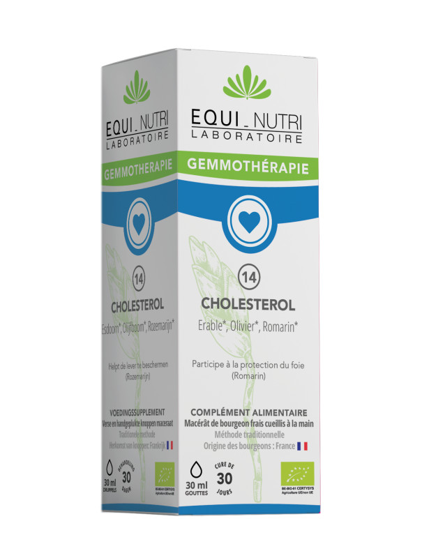 Bourgeons BIO - N°14 cholesterol - 30 ml - EQUI-NUTRI