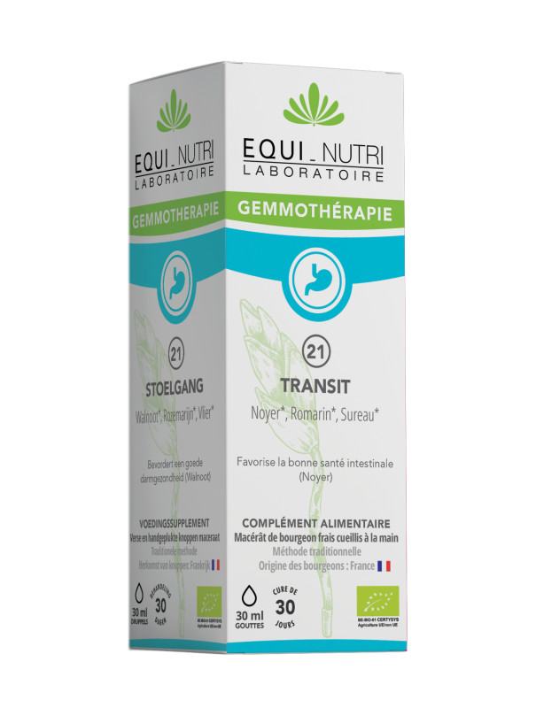 Bourgeons BIO - N°21 transit - 30 ml - EQUI-NUTRI