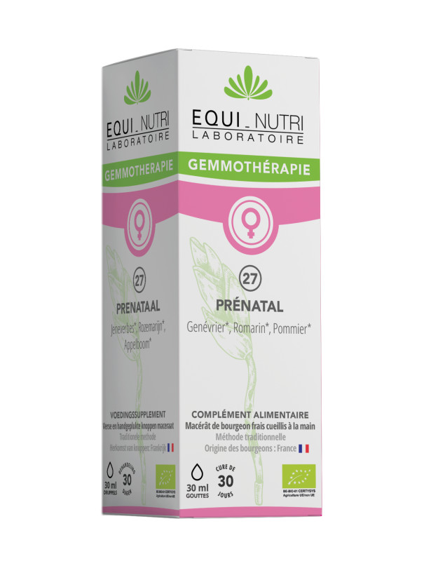 Bourgeons BIO - N°27 prenatal - 30 ml - EQUI-NUTRI