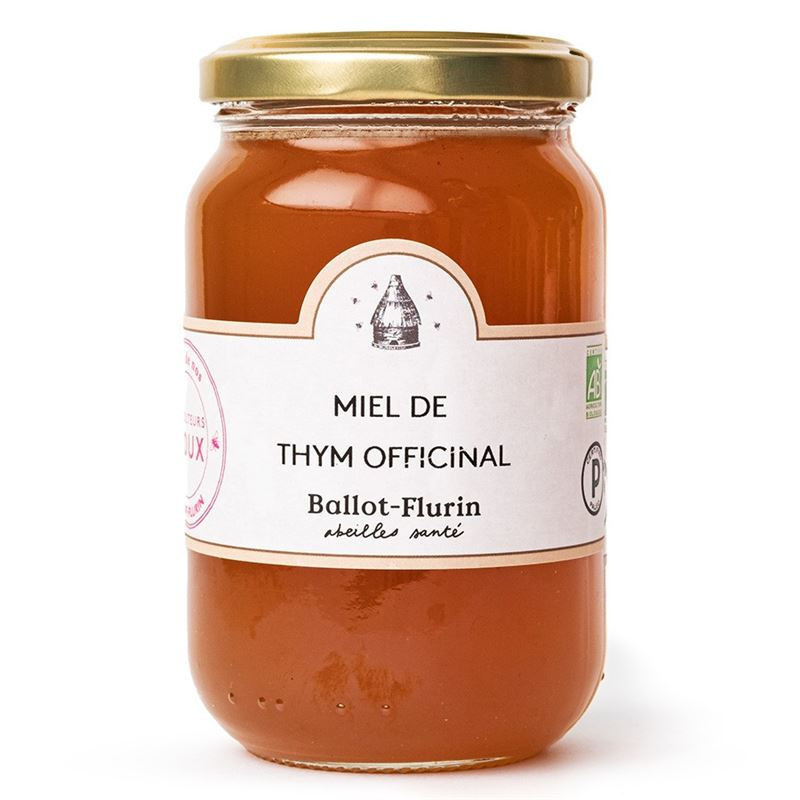 Miel de Thym officinal de Sitia sur l'ile de Crète - 480 g - BALLOT-FLURIN
